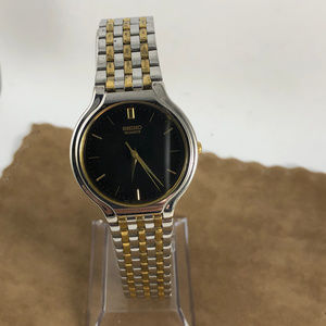 Vintage Seiko Two Tone Gold Stainless Steel Watch